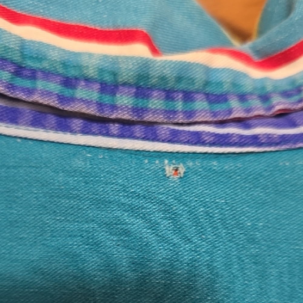 Latigo Blue and Orange Striped Shirt - Picture 4 of 4